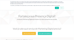 Desktop Screenshot of presencadigitalbh.com.br